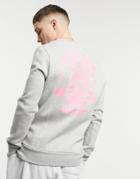 Friend Or Faux Island Disk Sweatshirt In Gray-grey