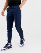 Only & Sons Side Stripe Track Pant - Navy