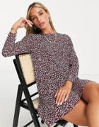 Whistles Georgina People Print Mini Dress In Red