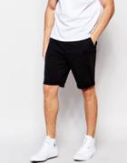 Weekday Castor Shorts Tailored Jersey In Black - Black