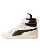 Puma Ralph Sampson Mid Sneakers In Off White