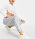 Asyou Sweatpants In Gray Heather-grey
