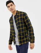 Nudie Jeans Co Sten Check Shirt Navy - Navy