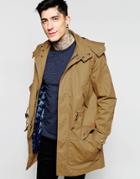 Original Penguin Waxed Jacket - Brown