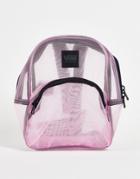 Vans Mesh Mini Backpack In Pink