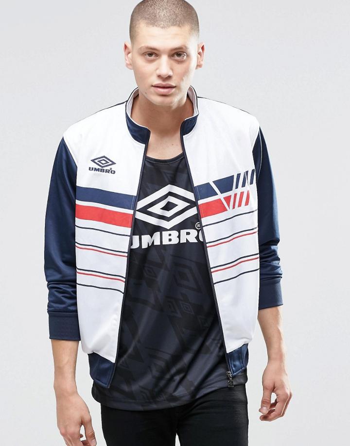 Umbro Retro Track Jacket - White