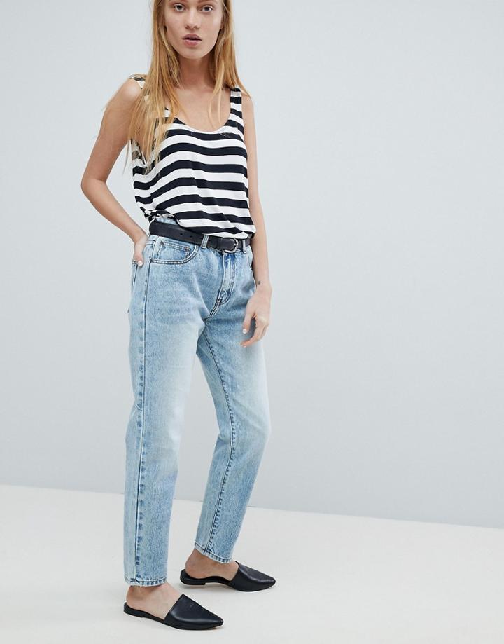 Dr Denim Pepper High Rise Jean - Blue
