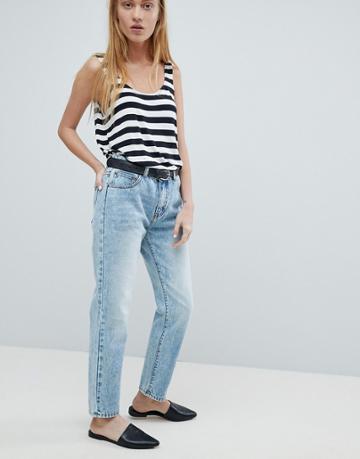 Dr Denim Pepper High Rise Jean - Blue