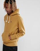 Champion Hoodie With Small Logo In Stone - Stone