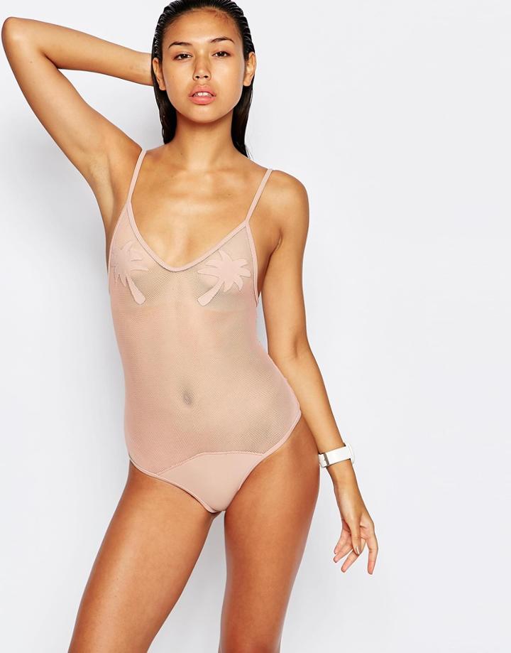 Minimale Animale Golden Triangle Cocoa Swimsuit - Cocoa