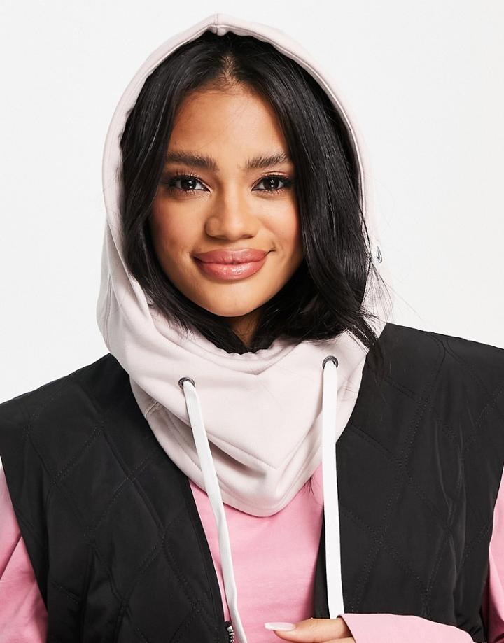 Volcom Polartec Hood In Pink