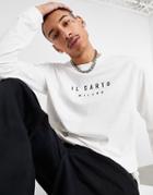 Il Sarto Logo Long Sleeve T-shirt In White