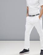 Puma Golf Tailored Tech Pants In White 57232009 - White