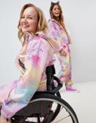Asos Design Tie Dye All In One Jumpsuit-multi