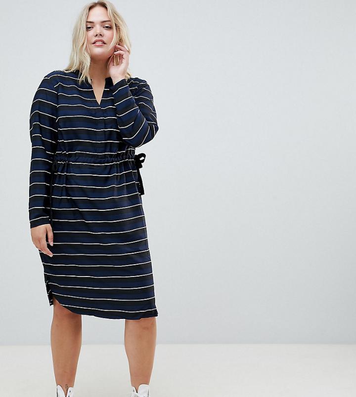 Junarose Stripe Shirt Dress - Multi