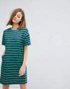 Warehouse Stripe Print Dress - Multi