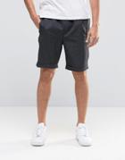 Religion Smart Short With Elastic Waist In Pinstripe - Gray