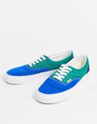 Vans Era Retro Court Sneakers In Blue/green-multi