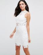 Parisian Lace Dress - White