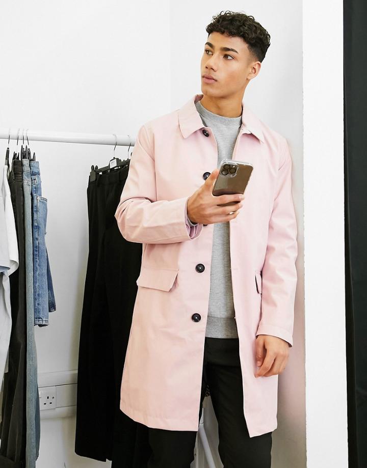 Harry Brown Lilac Tech Trench-gray