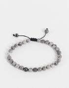 Bolongaro Trevor Gray Stone Beaded Bracelet-grey