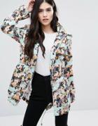 Brave Soul Floral Trench - Green