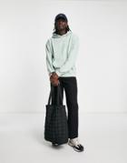 Il Sarto Outline Oversized Hoodie In Light Green