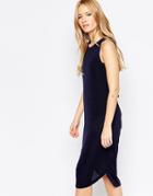 Minimum Killa Shirt Hem Dress - Navy