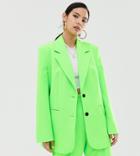 Collusion Blazer In Neon - Green