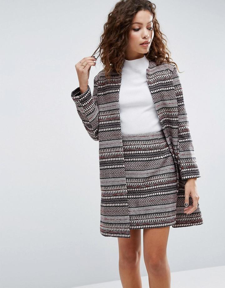 Asos Edge To Edge Stripe Jacket Co-ord - Multi