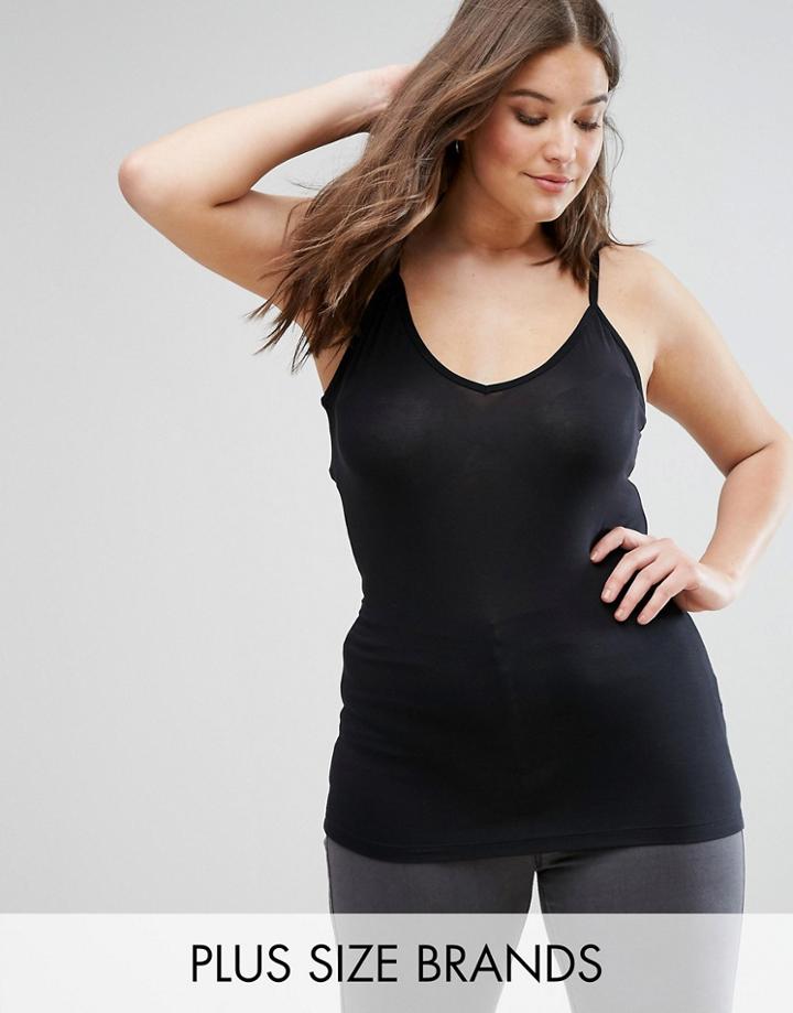 Junarose Strappy Tank - Black