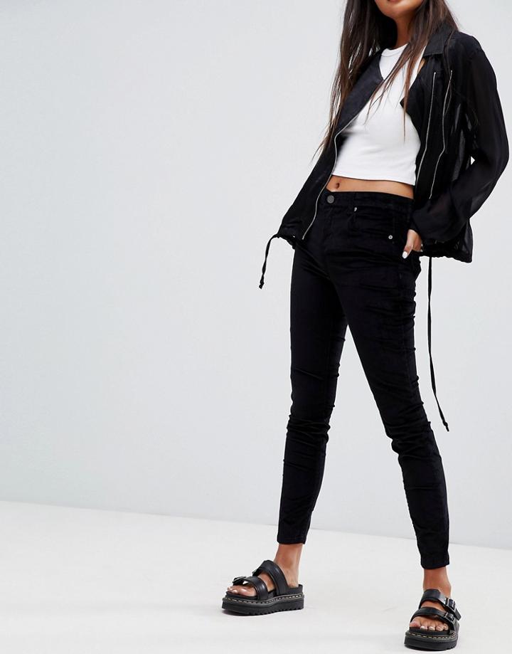 Blank Nyc Cropped Skinny Jeans-black