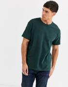 Jack & Jones Premium Crew Neck T-shirt In Dark Green