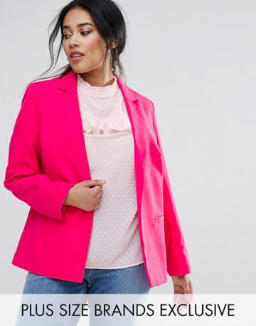 Unique 21 Hero Boxy Blazer - Pink