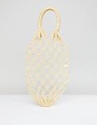 Chateau Market Tote In Natural - Beige