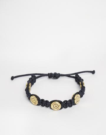 Lovebullets Woven Bullet Bracelet - Blck