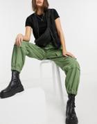 Signature 8 Cargo Pants In Khaki-green