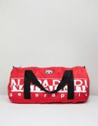 Napapijri Bering 1 Packable Duffel Bag In Red - Red