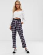 Heartbreak Rainbow Check Pants - Multi