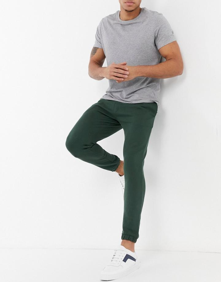 Selected Homme Crew Sweatpants-green