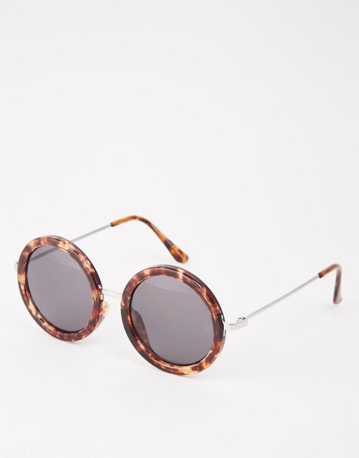 Cheap Monday Oversized Round Sunglasses - Island Turtle