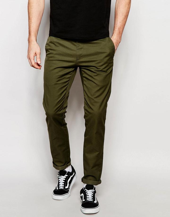 Carhartt Wip Sid Tapered Chinos - Khaki
