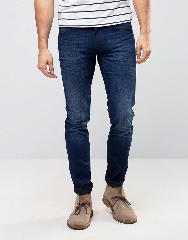 Lee Luke Skinny Jean Night Shadow Wash - Blue