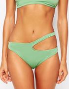 Asos One Strap Bikini Bottom - Assenzio Green