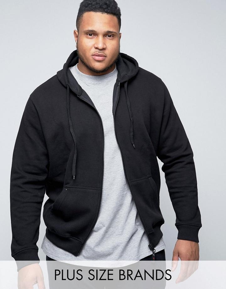 Duke Plus Hoodie In Black - Black