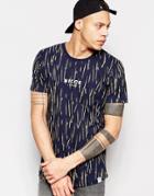 Nicce Rain T-shirt - Navy