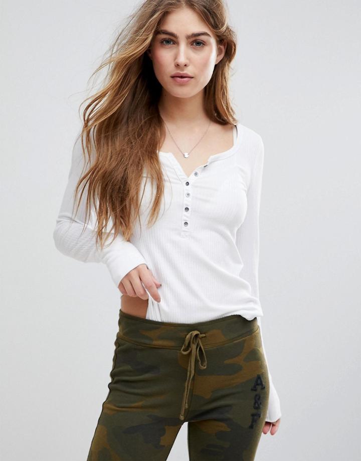 Abercrombie & Fitch Henly T-shirt - White