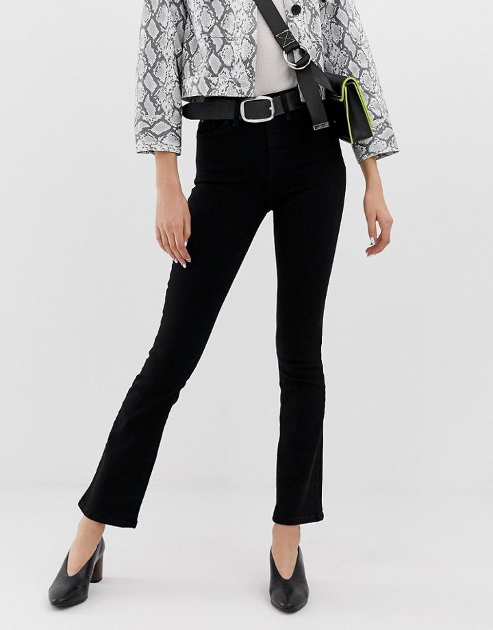 River Island Bootcut Jeans In Black