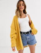 Free People High Hopes Knit Cardigan-yellow