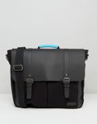 Forbes & Lewis Leather Wiltshire Satchel In Black - Black